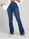 Full Size High-Waisted Flare Jeans Plus Size - Mindrella