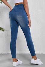 High Waist Skinny Jeans - Vignette | Mindrella