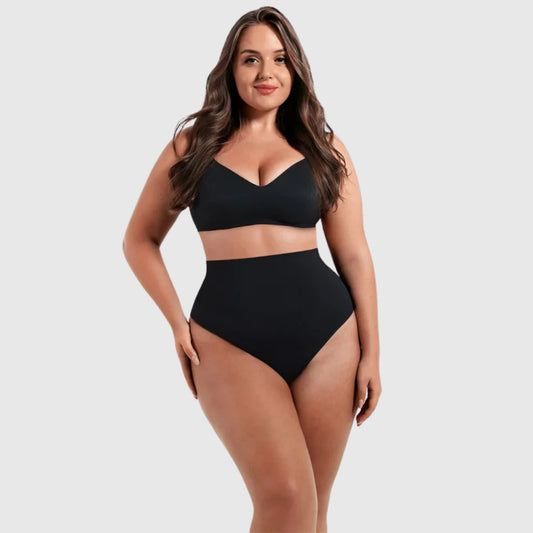 Seamless High-Waisted Thong Shapewear - Mindrella