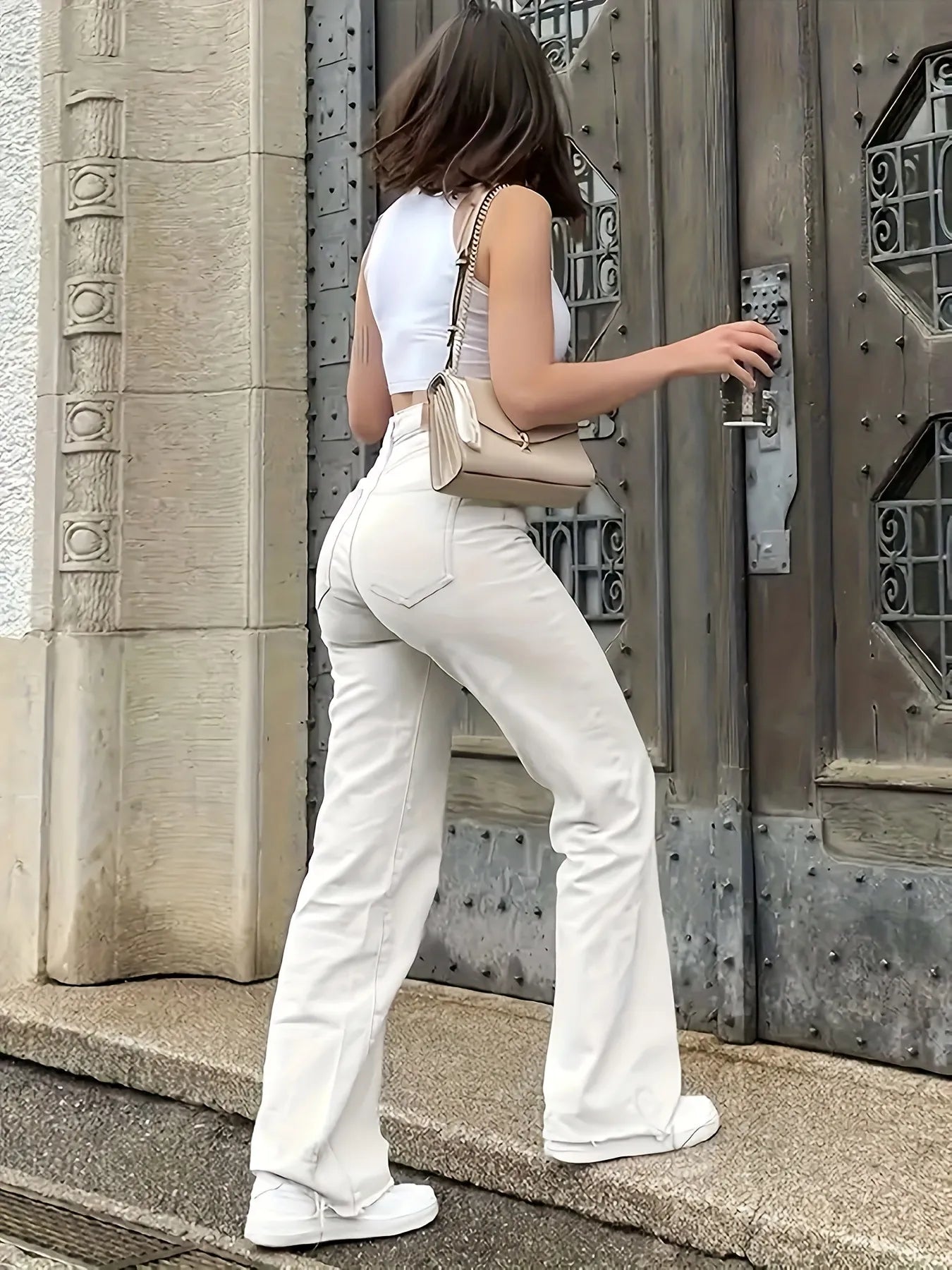 High-Waisted Wide Leg Jeans - Mindrella