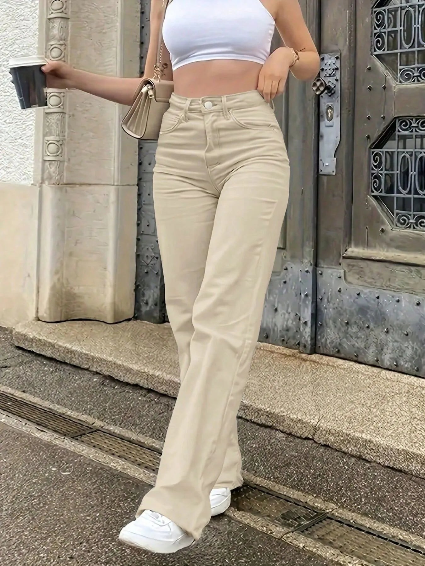 High-Waisted Wide Leg Jeans - Mindrella