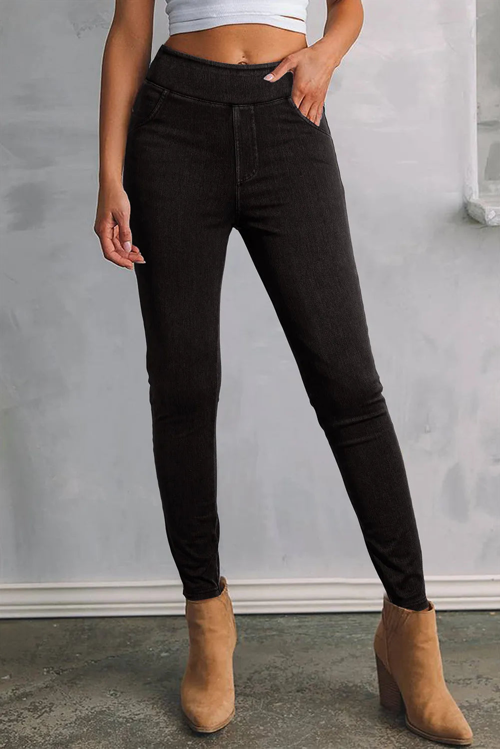 Skinny Jeans with Pockets - Mindrella