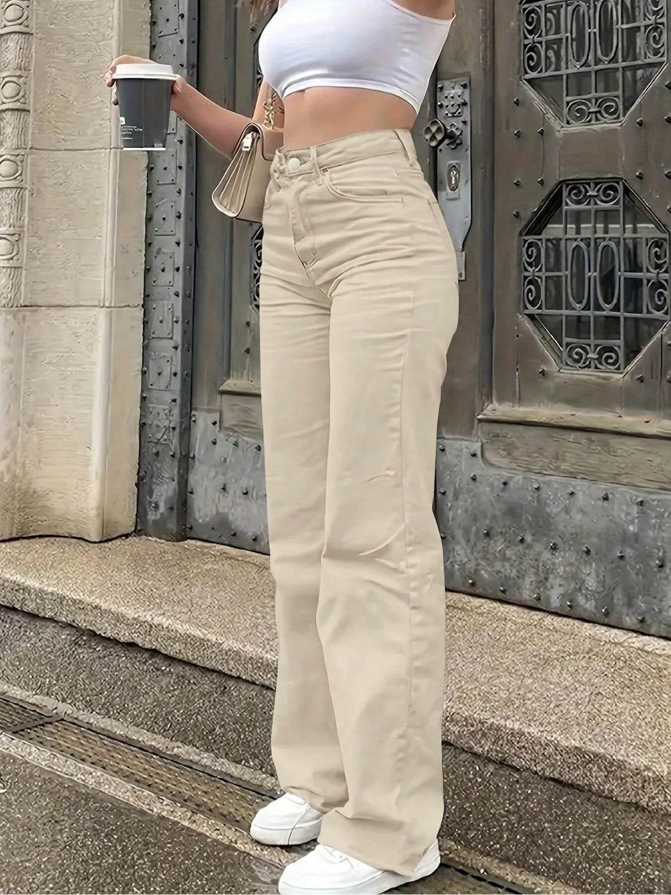 High-Waisted Wide Leg Jeans - Mindrella