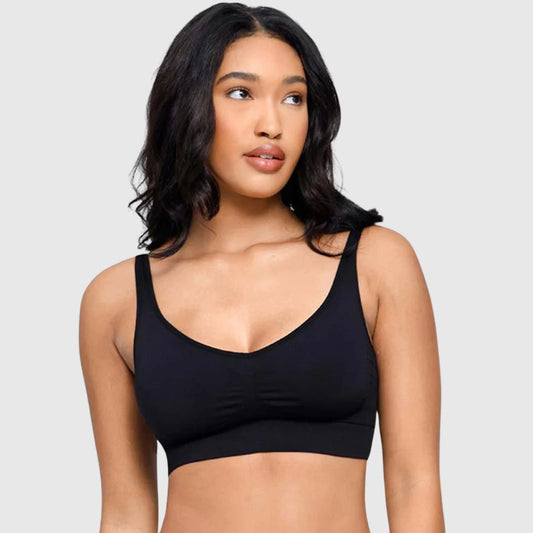V-Neck Bra – Light, Soft & All-Day Ready - Mindrella
