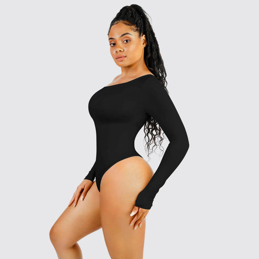 Bodysuit sexy, slimming long-sleeved - Mindrella