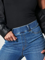Full Size High-Waisted Flare Jeans Plus Size - Vignette | Mindrella