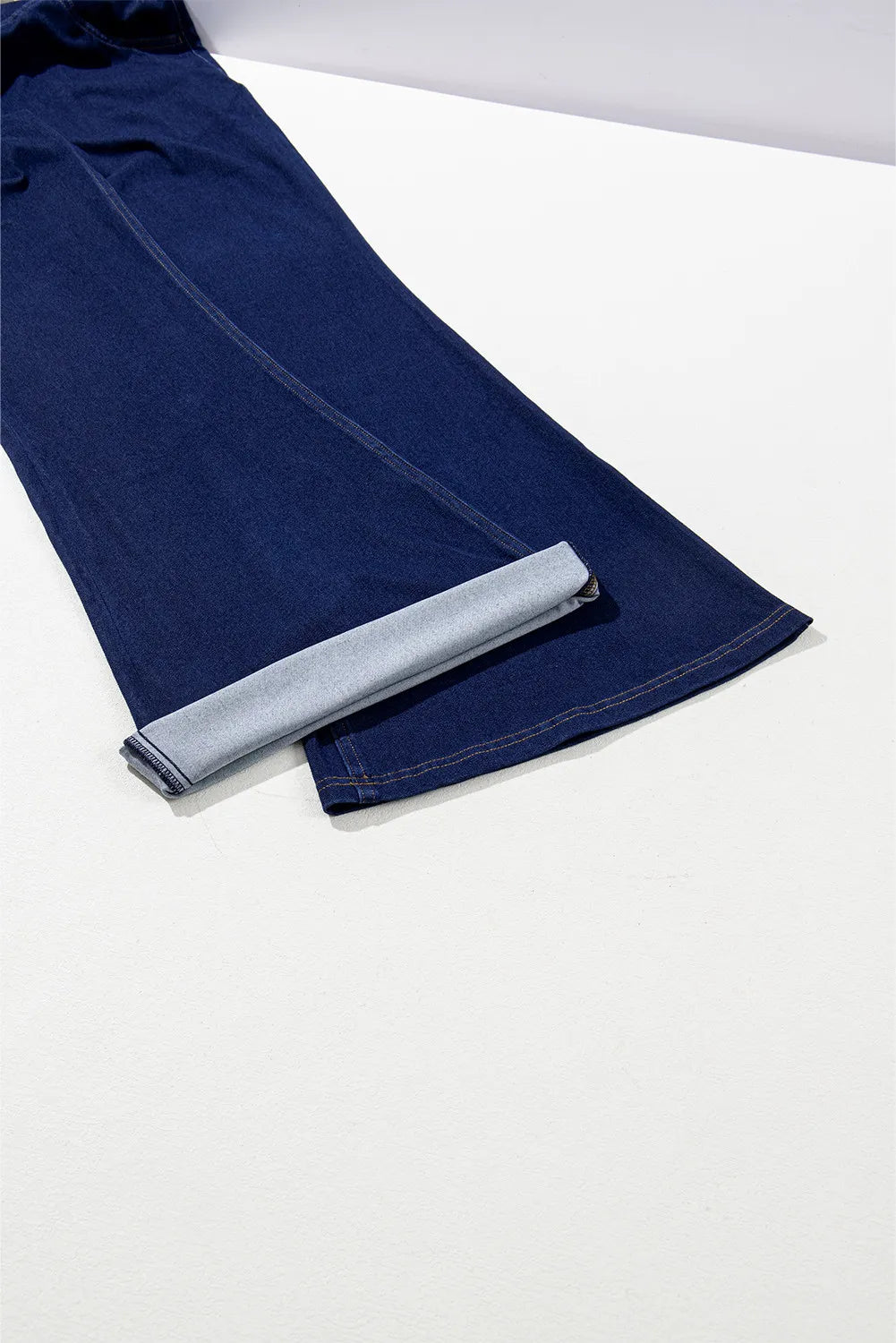 Asymmetric Waist Flare Jeans - Mindrella