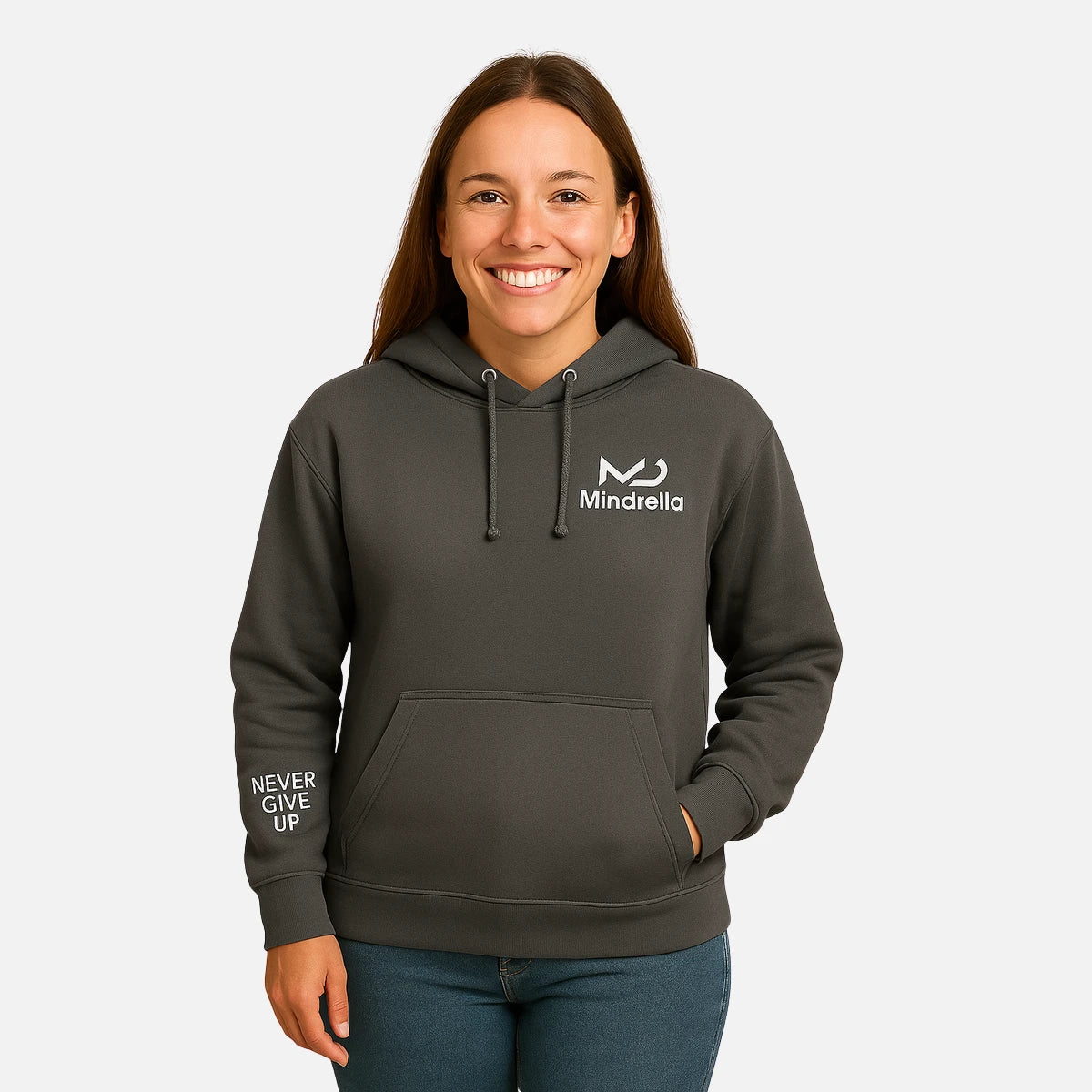 “Never Give Up” hoodie - Mindrella