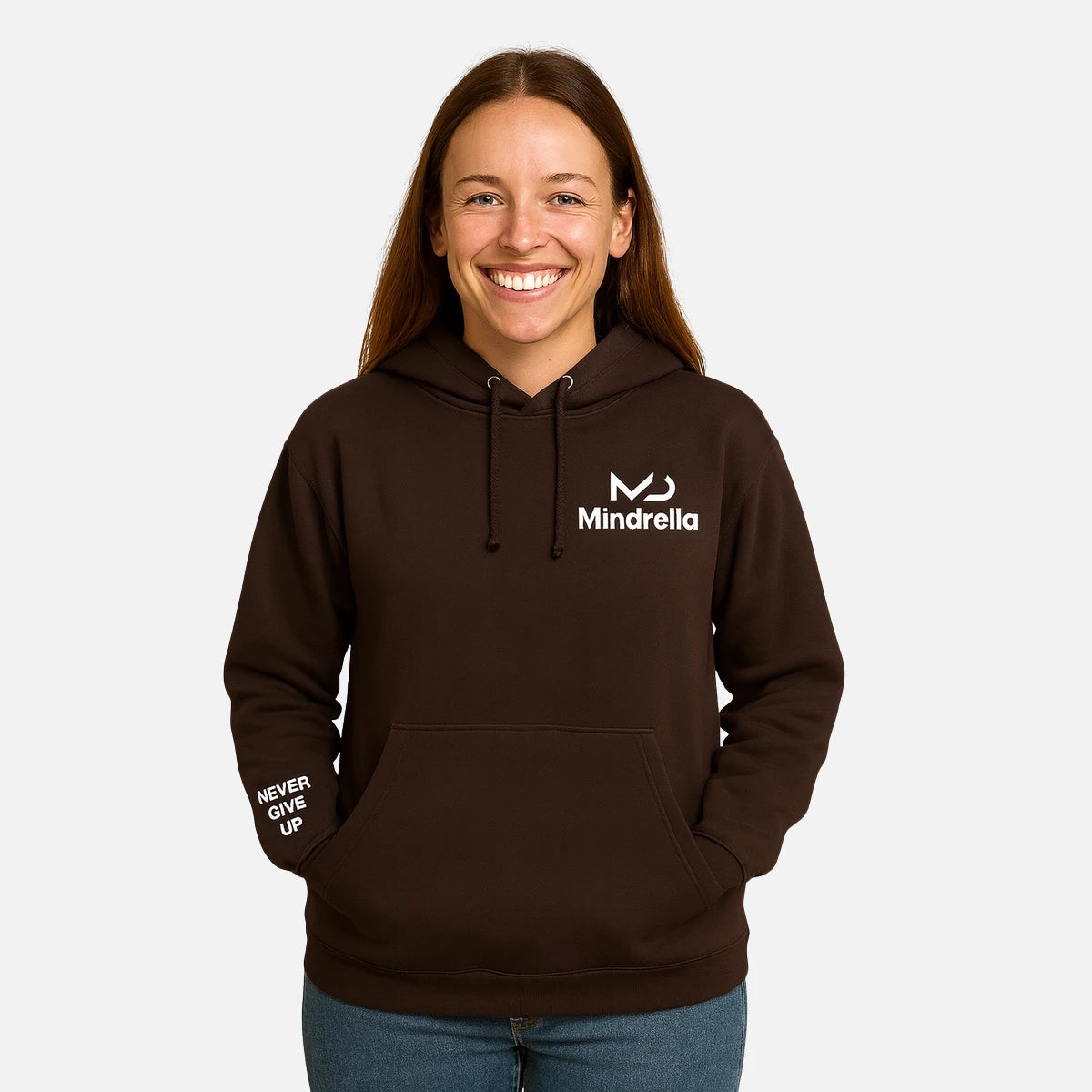 “Never Give Up” hoodie - Mindrella