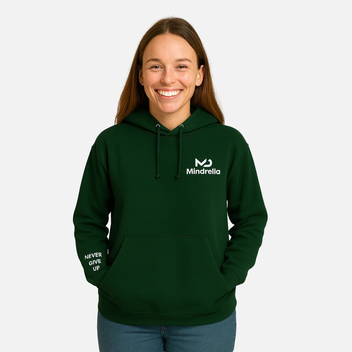 “Never Give Up” hoodie - Mindrella