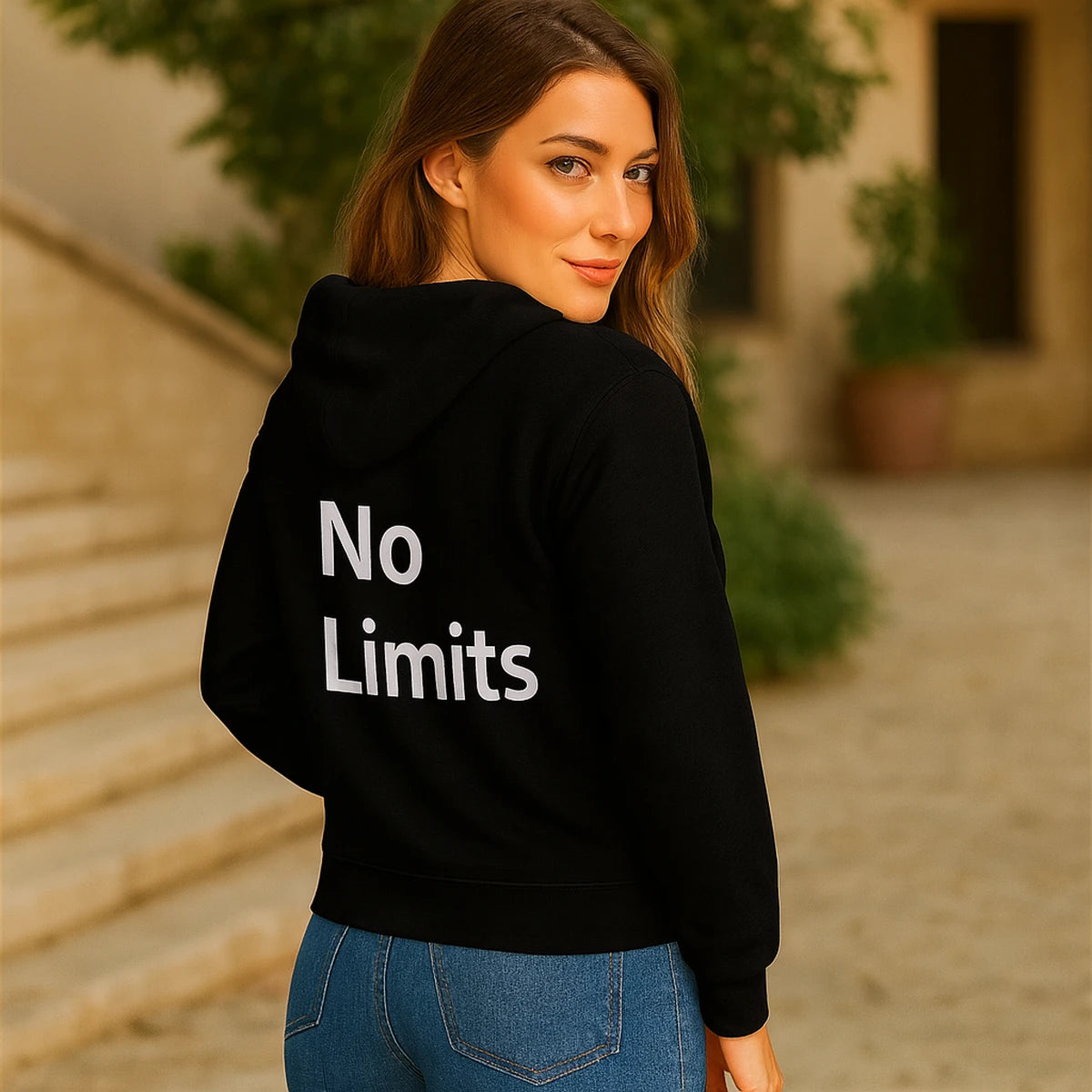 Zip Hoodie "No Limits" - Mindrella