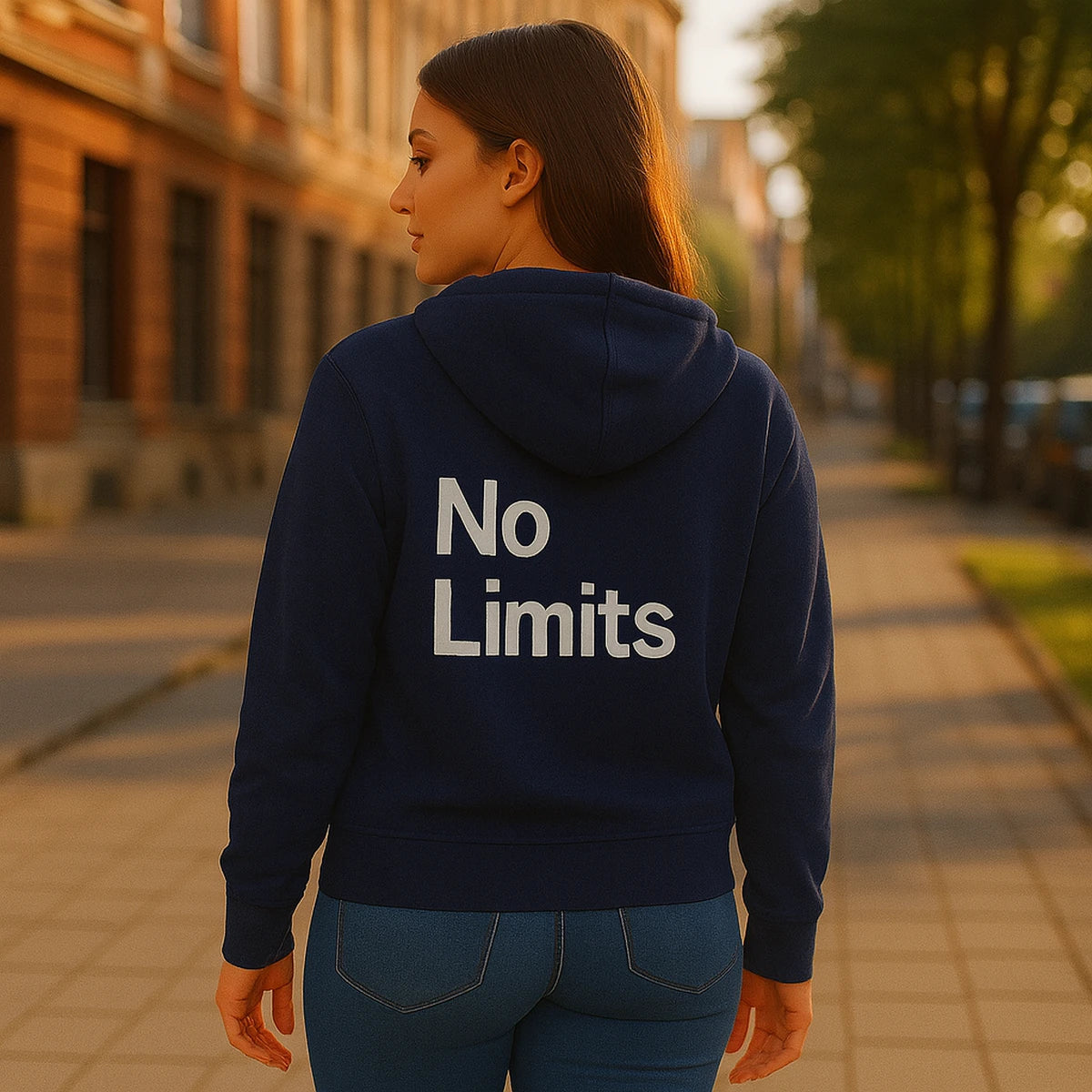 Zip Hoodie "No Limits" - Mindrella