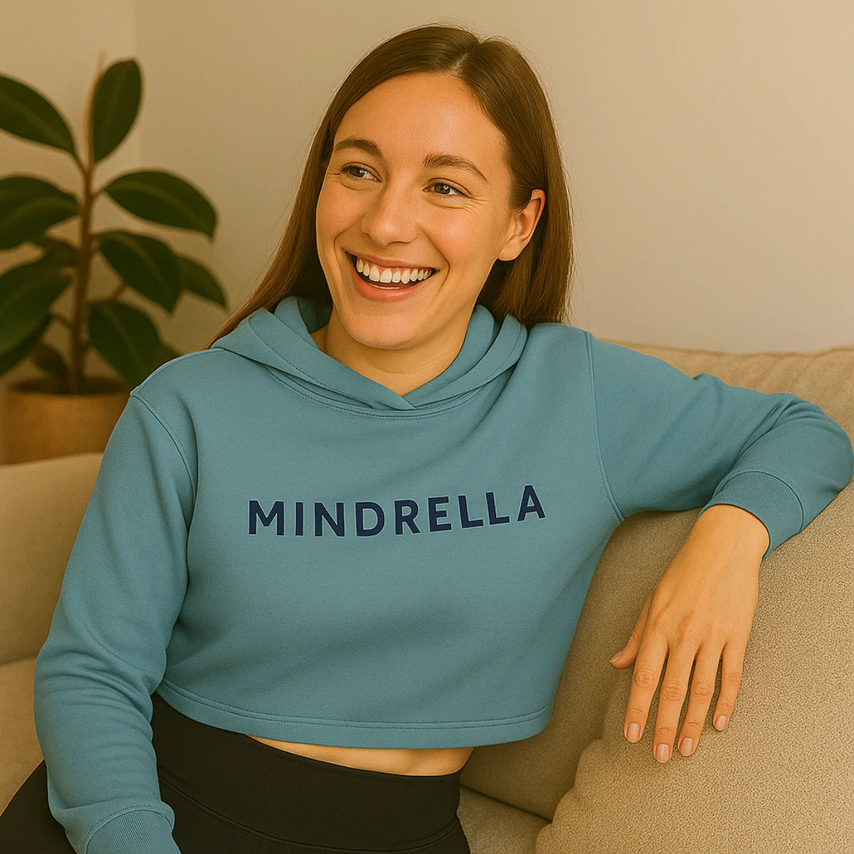 Mindrella women's cropped hoodie - Mindrella
