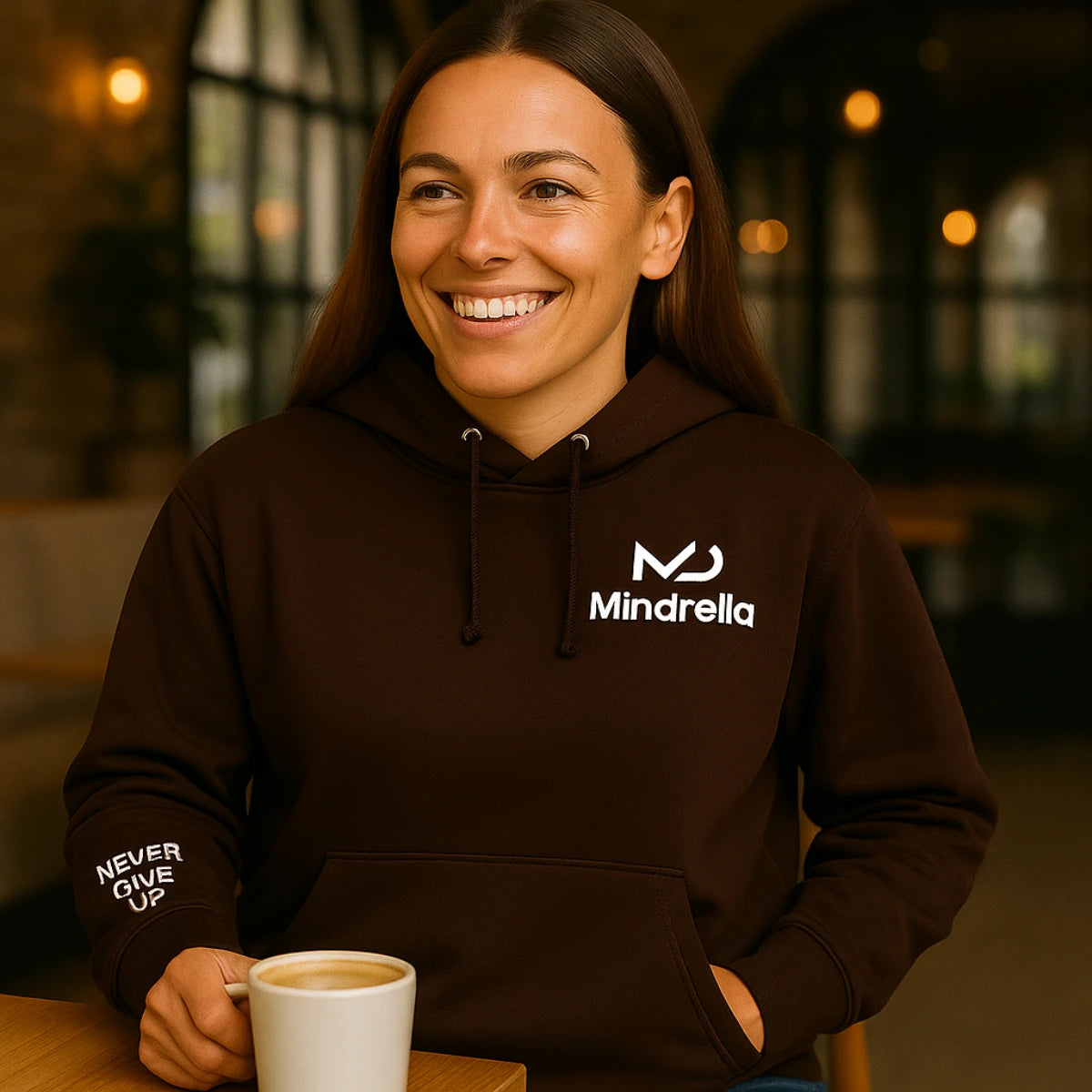 “Never Give Up” hoodie - Mindrella
