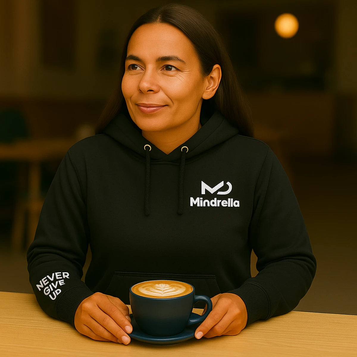 “Never Give Up” hoodie - Mindrella