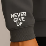 “Never Give Up” hoodie - Vignette | Mindrella