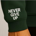 “Never Give Up” hoodie - Vignette | Mindrella
