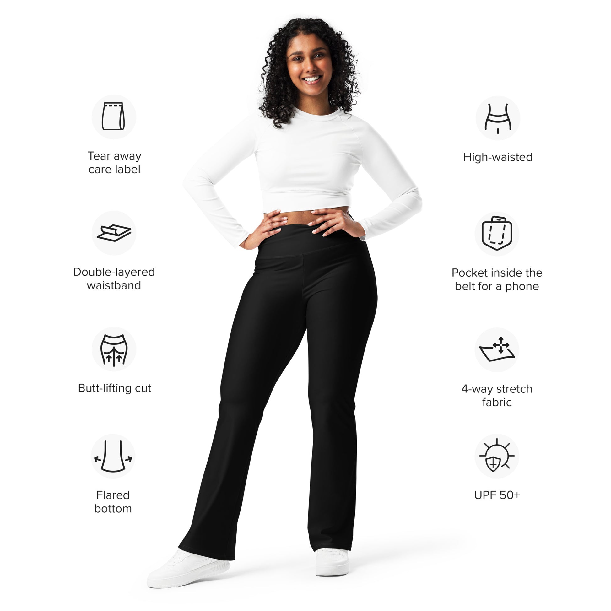 Flare leggings Mindrella Black - Mindrella