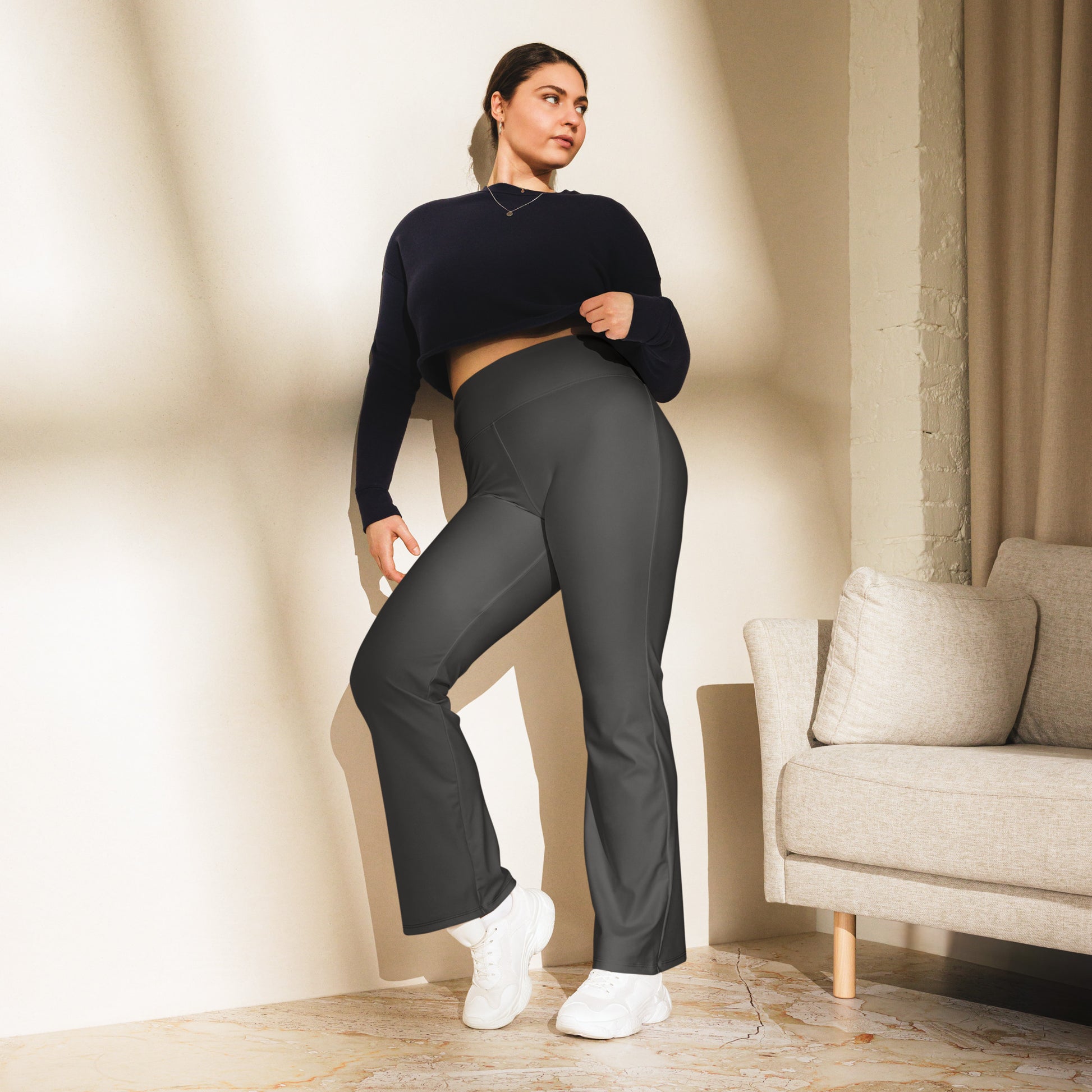 Flare leggings Mindrella Volcanic Ash - Mindrella