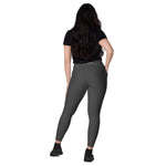 Crossover leggings with pockets Mindrella Volcanic Ash - Vignette | Mindrella