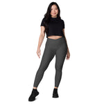 Crossover leggings with pockets Mindrella Volcanic Ash - Vignette | Mindrella