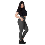 Crossover leggings with pockets Mindrella Volcanic Ash - Vignette | Mindrella