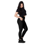Crossover leggings with pockets Mindrella Black - Vignette | Mindrella