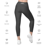 Leggings with pockets Mindrella Volcanic Ash - Vignette | Mindrella