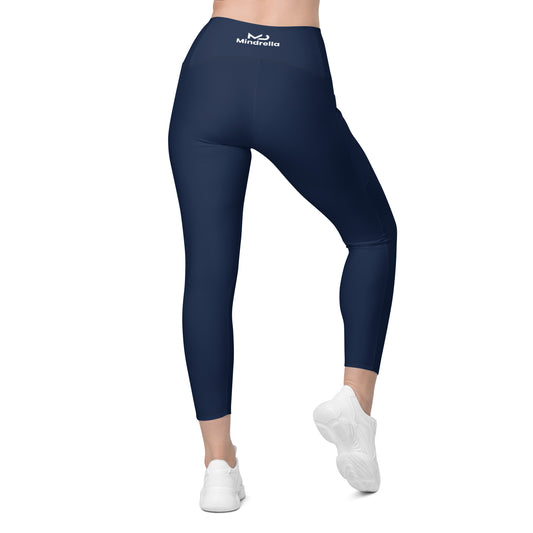 Leggings with pockets Mindrella Navy - Mindrella