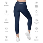 Leggings with pockets Mindrella Navy - Vignette | Mindrella