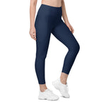Leggings with pockets Mindrella Navy - Vignette | Mindrella