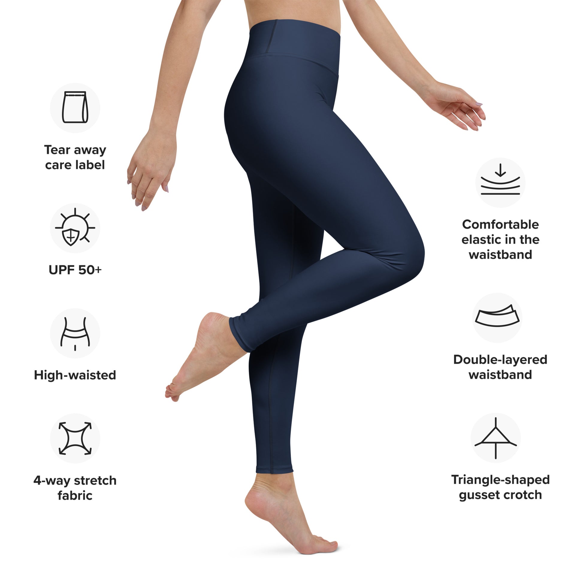 Mindrella Navy Classic Leggings - Mindrella