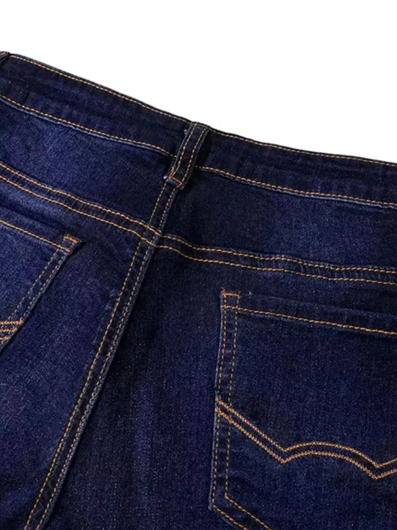 Full Size Wash Flare Jeans with Pockets Plus Size - Mindrella