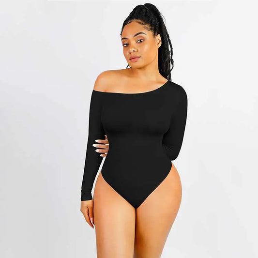 Bodysuit sexy, slimming long-sleeved - Mindrella